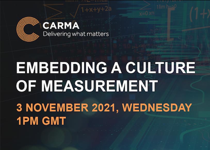 Embedding a culture of measurement